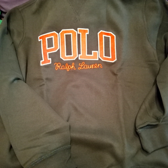 Men's polo sweat shirt